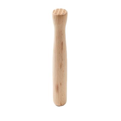 China Cocktail Shaker Set Supply of wooden mixer stick ramming mix wood stick beech bar wine set for sale