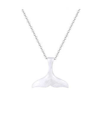 China Creative Daily Wear Necklace Dolphin Tail Collar Clavicle Chain Jewelry 925 Sterling Silver Ladies Jewelry Necklace For for sale