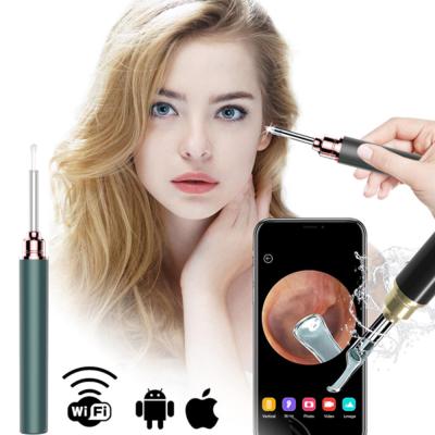 China 2021 new products ear endoscope otoscope with otoscope wireless hd wifi visual ears cleaning ear wax removal E01 for sale