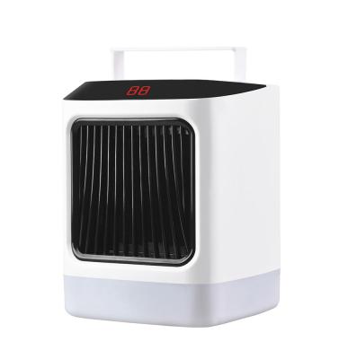 China Fast Heating Factory In 2019 New 800W Home Office Mini Portable Handy Electric Fan Heater Wholesale Currents for sale