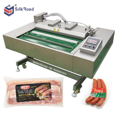 China High Capacity Automatic Belt Vacuum Packer Food Corn Packed Meal Sealing Machine for sale