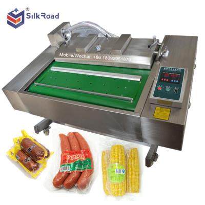 China High Capacity Large Capacity Automatic Hermetic Seal Packaging Machine For Frozen Food Rice Meat Fish for sale