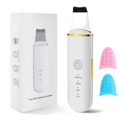 China Face Lift Profesional Skin Peeling Machine Sonic Skin Deep Cleaning Spatula Ultrasonic Dead Skin Scrubber for sale