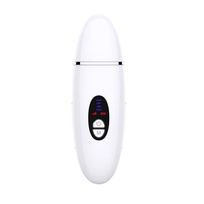 China Portable Facial Blackhead Pore Exfoliators Household Skin Deep Cleaning Ultrasonic Scrubber Exfoliator for sale