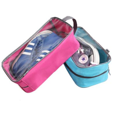 China Custom Travel Viable Transparent Water Resistant Travelsky Storage Bag Dustproof Shoes Organizer for sale