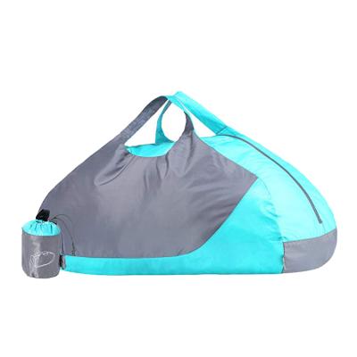 China Custom Eco-friendly Travelsky Nylon Waterproof Folding Washable Hike Duffel Bag for sale