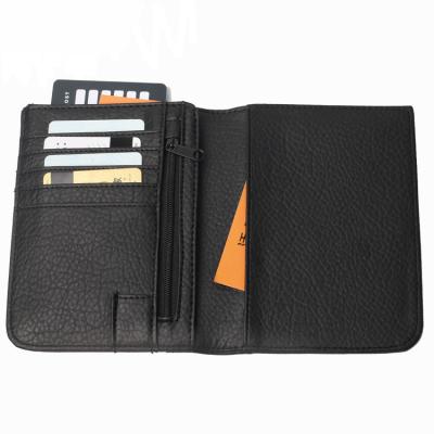 China Travelsky Travel Credit Card Holder PU Passport Holder Eco-friendly Custom Leather Cover for sale