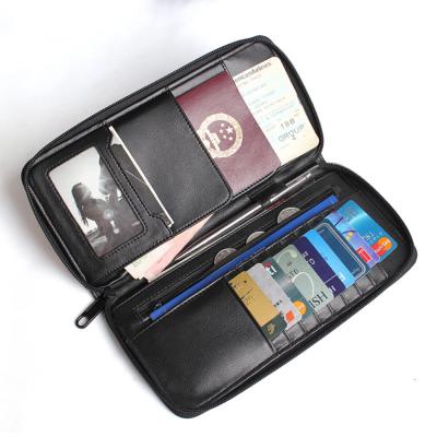 China Wholesale Passport Wallet Eco-friendly Travel rfid Travelsky PU Leather Passport Holder for sale