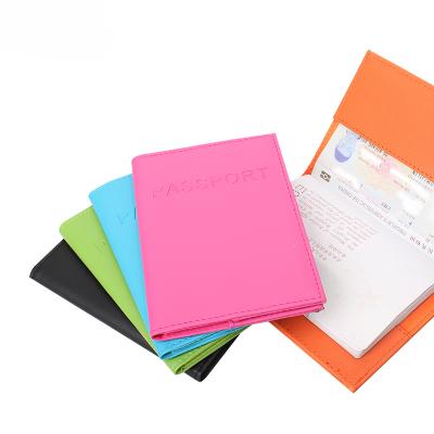 China RFID Blocking Protect Travelsky Custom High Quality Cheap PU Travel Passport Leather Cover for sale