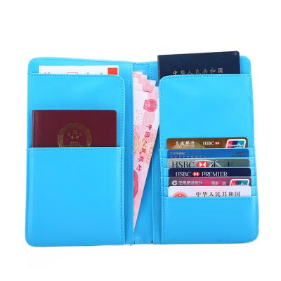 China RFID Blocking Protects Custom Printed Leather Wallet Travelsky Passport Cover Wallet Fancy Print Holder for sale