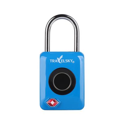 China Travelsky Travel Eco-Friendly TSA Approved Luggage 3 Combination Digital Fingerprint Smart Padlock for sale