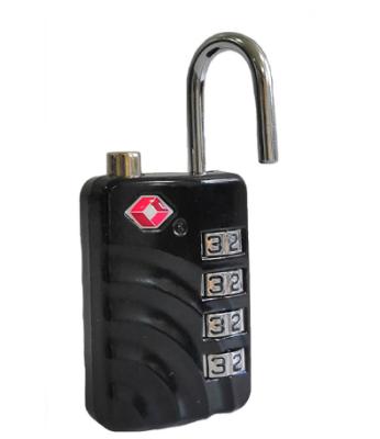 China TSA Approved Unique Style Durable TSA Approved 4 Digit Steel Tsa Luggage Padlock Combination Padlock for sale