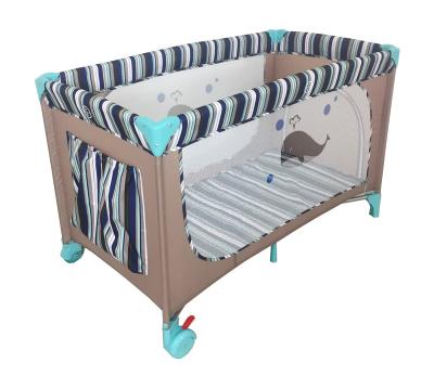 China Modern Baby Playpen Bed Collapsible Travel Crib Hutch Corral with Fabric and Co Sleeper Bed Corral for sale