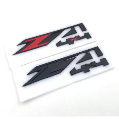 China Sports Customized ABS Z71 4X4 3D Decal Letter Sticker Car Emblem Badge For Chevrolet for sale