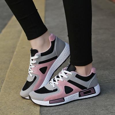 China Latest Breathable Women Western Shoes Design Fashion Ladies Platform Sports Casual Shoes for sale