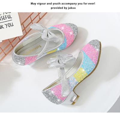 China Girls Princess Shoes Party Birthday Anti-skid Ball High Heels for sale