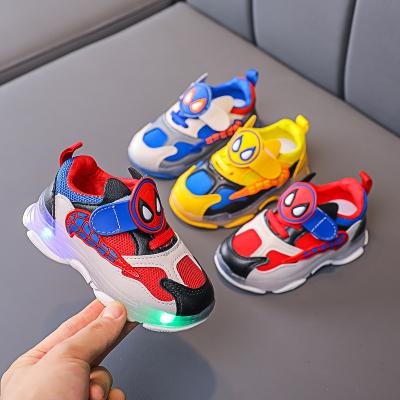 China Deodorization wholesale children's sports breathable casual shoes for men and women baby cartoon dinosaur anime toddler soft-soled shoe for sale