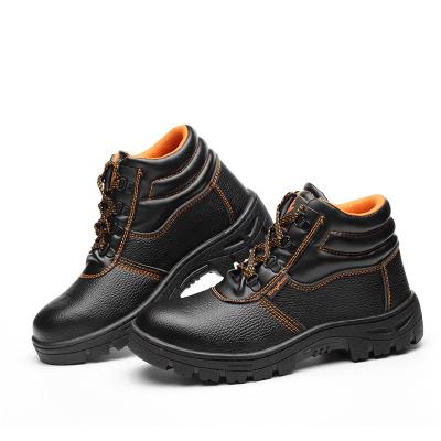 China Wholesale Cheap Price Men Industrial Work Steel Toe Safety Shoes Boots With Steel Toe And Steel Plate Suplie for sale