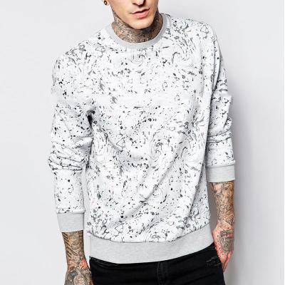 China Anti-pilling Men's Sublimation Printing Sweater Shirt, Fleece Sweater Shirt For Man for sale