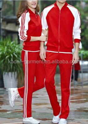 China Anti-pilling couples sport suits, custom made single sport jacket, sportwear suits for sale