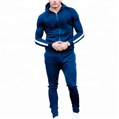 China Plus Size 2017 Latest Design Mens Tracksuit , Wholesale Custom Fitted Gym Tracksuit for sale