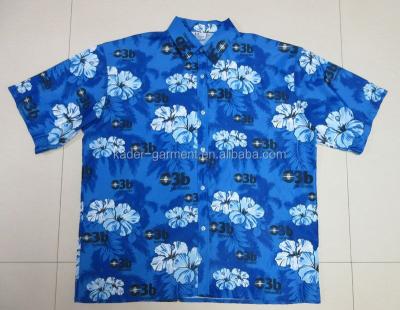 China Anti Shrink Custom Printed Hawaiian Shirts Wholesale Chrismas Shirts for sale