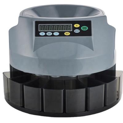 China Automatic Sorting Machine High Quality Gray Color For Counting Automatic Count DB360 Coin Counter Sorter Coins for sale