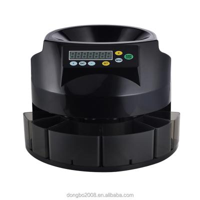 China Automatic Counting DB350 Coin Counter Coin Sorter Sorting Coins Machine in Black for sale