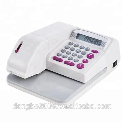 China Check printing or caculator check personalizer check printer DB310B for 16 currency codes for sale