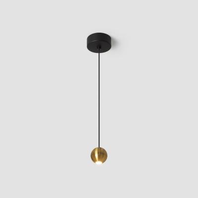 China Modern Nordic Black Indoor Night Lamp Modern Headboard Hotel Pendant Light for sale