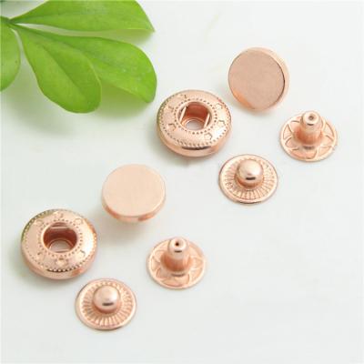 China Viable Luxury Zinc Alloy 10-12.5mm Snap Metal Clothes Button for sale