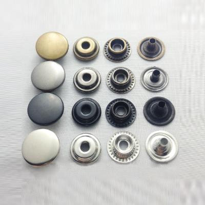 China Hot Sale Solid Brass Custom Snap Metal Clothes Snap Buttons For Jacket for sale