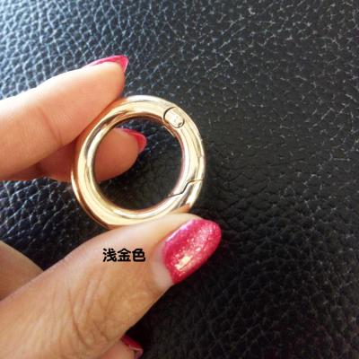 China Handbag All Size Metal Openable Spring O Ring For Bag For Bags Hardware for sale