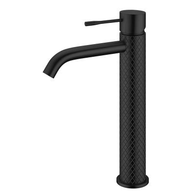 China 2022 Black Single Hole Rustic Brass Luxury Modern Simple Black Mixer Taps Basin Bathroom Faucets Metered Mixer 2022 for sale