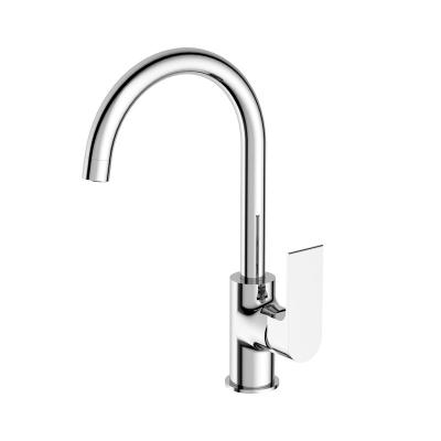 China Sense Faucets 2022 New Design Health Chrome Custom Brass Pull Down Kitchen Sink Faucet Mixers With Sprayer for sale