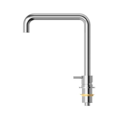 China High Pressure Water-saving Chrome Fix Metered Custom Brass Deck Mounted Faucets Taps Basin Faucet Mixers Tap for sale