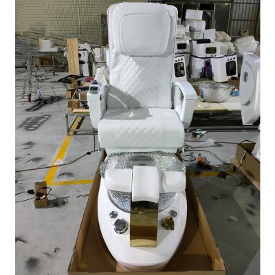 China Luxury 2022electric whirlpool throne manicure pedicure spa pedicure stool chairs rest foot spa bowl for sale