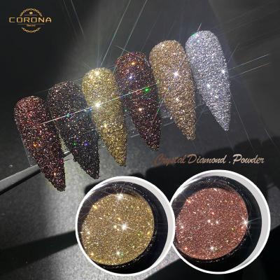 China New Mermaid Rise Art Decoration Art Decoration Snowflake Cosmetic Purple Sequin Superfine Fashionable Cosmetic Purple Sequin Luminous Powder Nail Glitter for sale