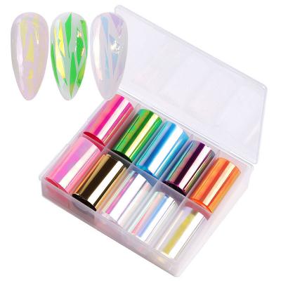 China Easy Apply Easy Wholesale Convenient Apply Paper Nail Art Fashionable Manicure Decals Sticker for sale