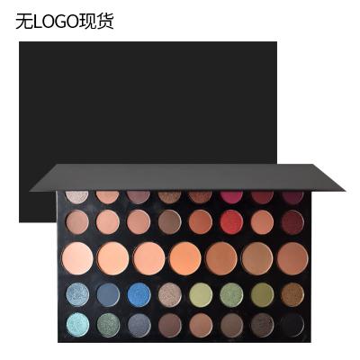 China High Quality Waterproof Custom Private Label Waterproof Cream Pan Applicator Liquid Deep Pigmented Deep Pigmented Eyeshadow Pen Removable Stencil for sale