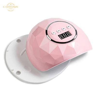 China 2.0 Private Label 86w Red Light Fast Cure Two LED Gel Nail Hand Dryer Fan Sun UV Cordless Nail Products Lamps And UV Lamp for sale