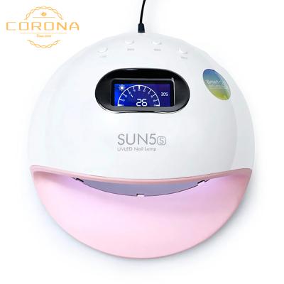 China Fashionable Pro Timer USB Red Light 54w 72w Professional Treatment Enhance Cordless Rechargeable UV Led Gel Nail Lamp for sale