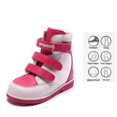 China Princepard New Hot Sale Anti-slip Children Orthopedic Medical Shoes Sports Leather Shoes For Kids Medical Shoes Size 21-36 for sale