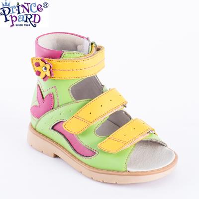 China Beautiful Style Genuine Leather Orthopedic Shoes and Summer Sandals Shoes for Girls for sale