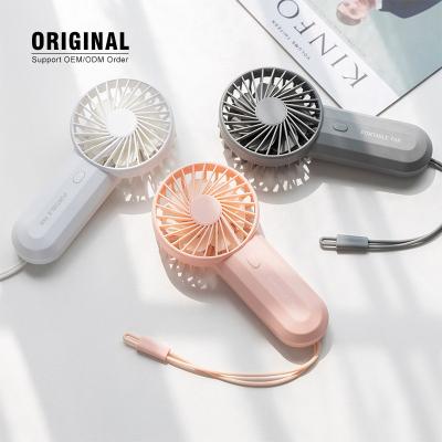 China Hot Selling 2022 New Air Purification Mini Cooling Fan Pocket Rechargeable Fan Portable Fan with Batteries for sale