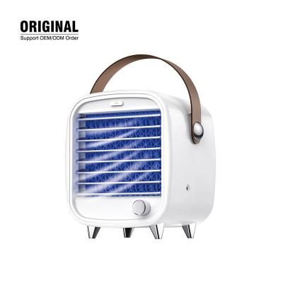 China 2022 New High Efficiency Dropshipping OEM Mist Table Spray Mini Cooler Desk Fans Portable Air Conditioner Fan Personal Air Cooler for sale