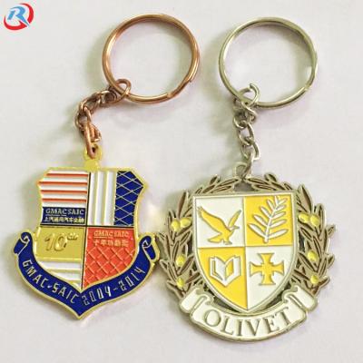 China Promotion Gift Wholesale Customize Own Logo Keychains Soft Enamel Metal Key Chain for sale