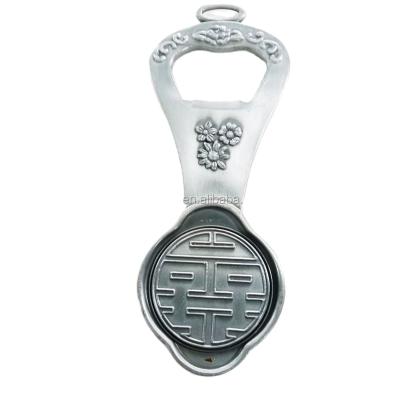 China Sustainable Custom Own Logo Metal Bottle Opener High Quality Zinc Alloy Key Chain for sale