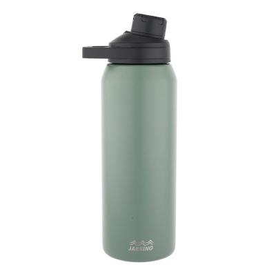 China New Arrival 34Oz 1000ml Silicone Seal Buckle Stainless Steel PORTABLE BPA Outdoor Water Bottle for sale