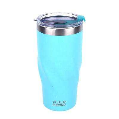 China Disposable Car Travel Coffee Mug Beer Tumblers Vacuum Cup Insulated Stainless Steel Tumbler Cups for sale